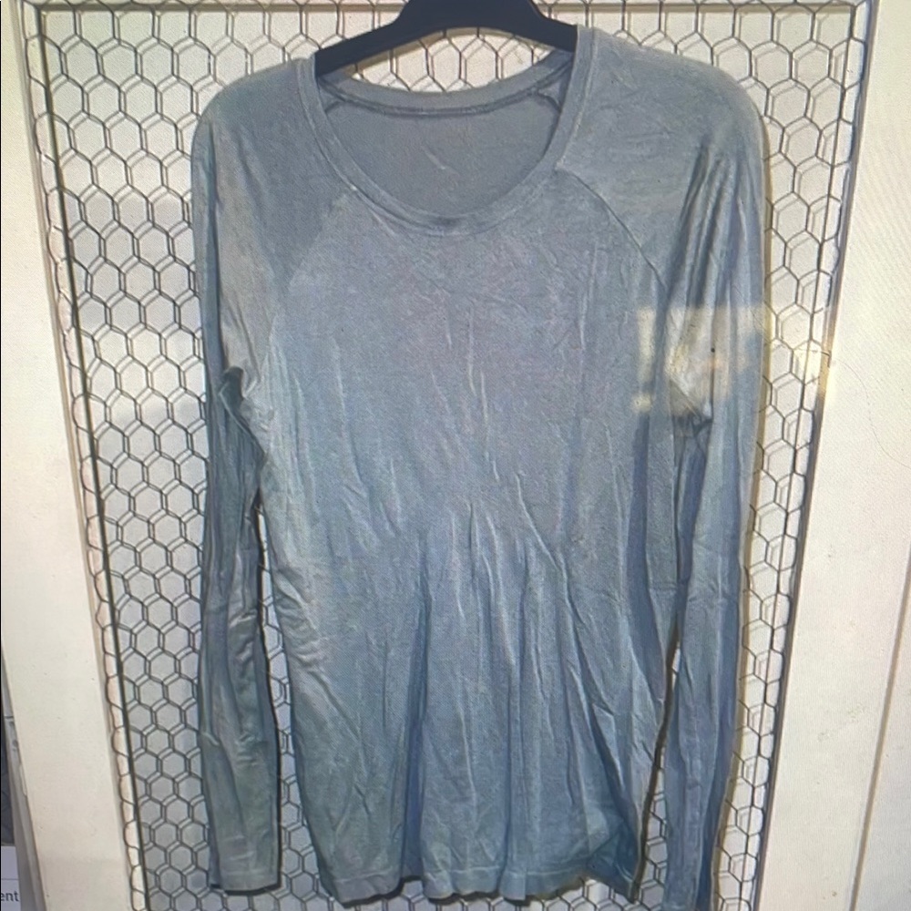 Men's Blue Long Sleeve Shirt